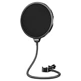 Aokeo Aokeo Professional Microphone Pop Filter Mask Shield For Blue Yeti and Any Ot...