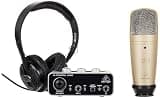 Behringer Behringer U-PHORIA STUDIO Complete Recording/Podcasting Bundle with USB Audio...